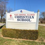 East Central Illinois Christian School sign